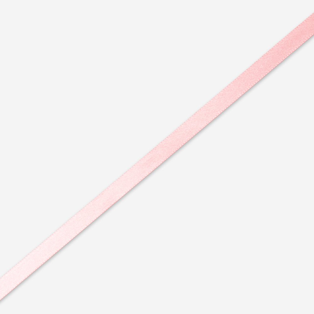 Satin Ribbon 6mm Baby Pink (20met) - CLEARANCE - Ragland Fabrics