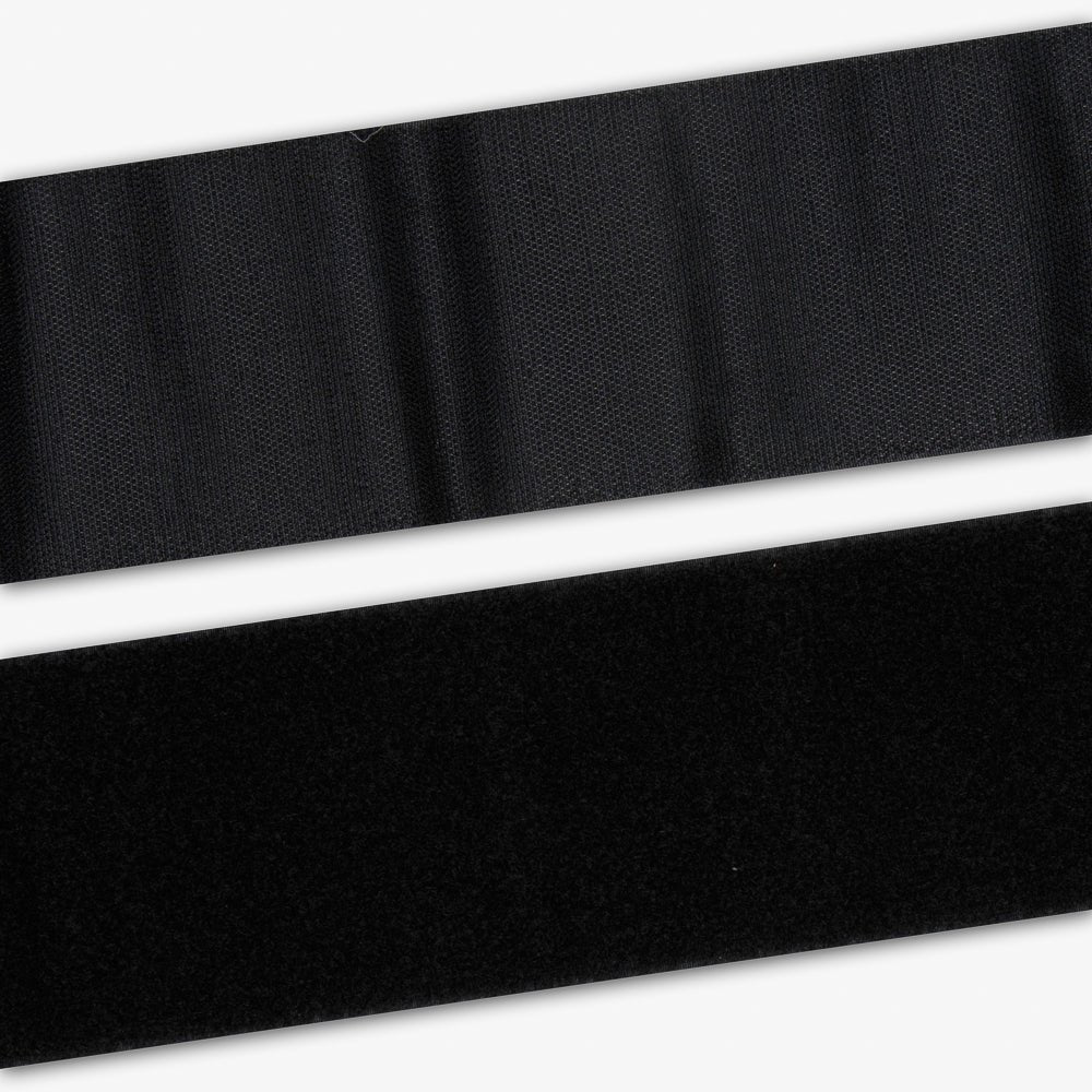 Self Adhesive Velcro 100mm Black - Ragland Fabrics