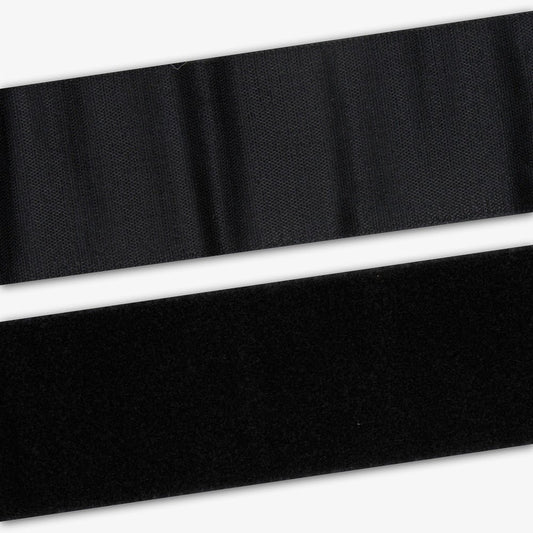 Self Adhesive Velcro 100mm Black - Ragland Fabrics