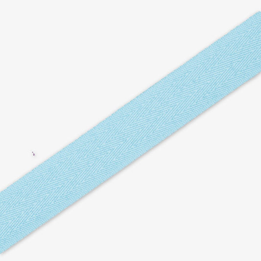 Twill Tape Polyester Baby Blue 27 25mm - Ragland Fabrics