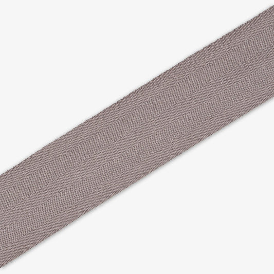 Twill Tape Polyester Light Grey 17 38mm - Ragland Fabrics