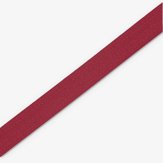 Twill Tape Polyester Maroon 13 20mm - Ragland Fabrics