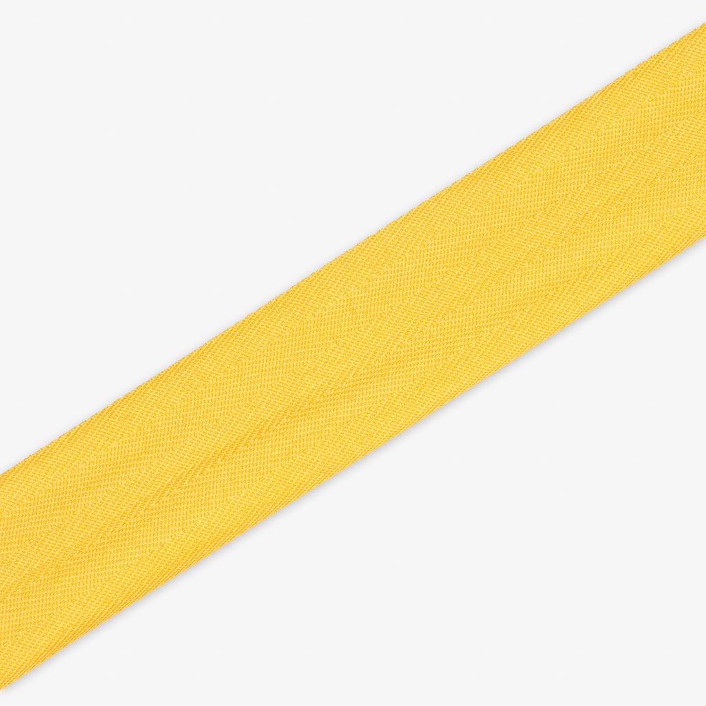 Twill Tape Polyester Yellow 5 25mm - Ragland Fabrics