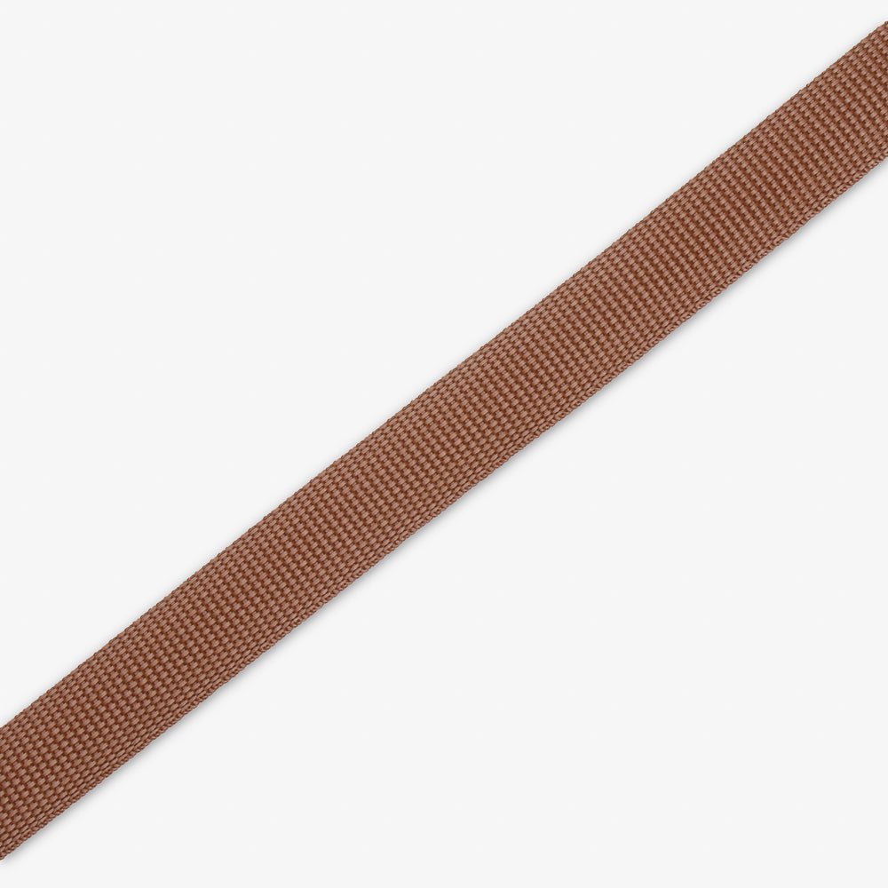 Webbing 25mm Light Brown  11 - Ragland Fabrics