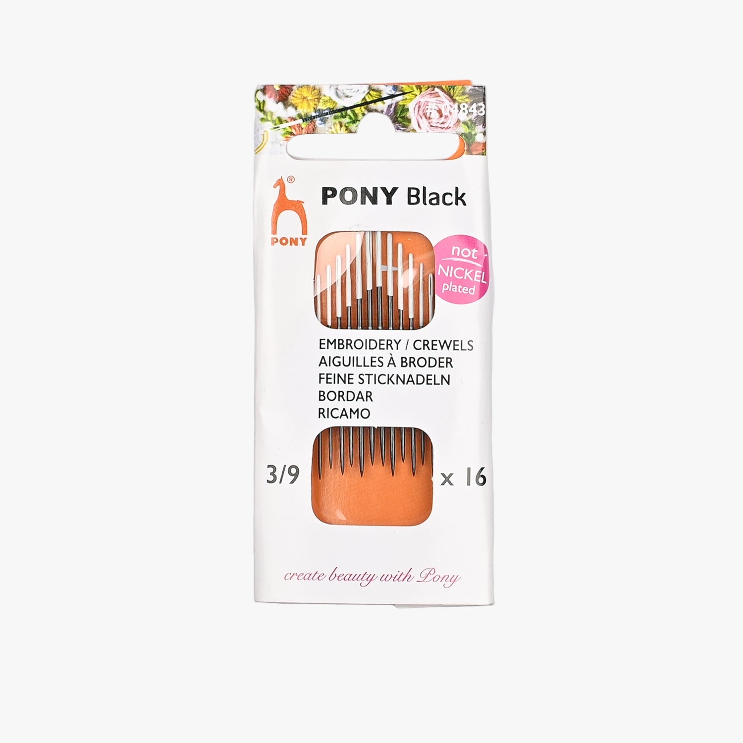 Pony Crewels 3/9 Needles - Ragland Fabrics