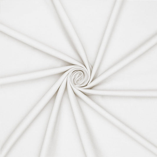 Hopsack Weave Fabric White 140cm - Ragland Fabrics