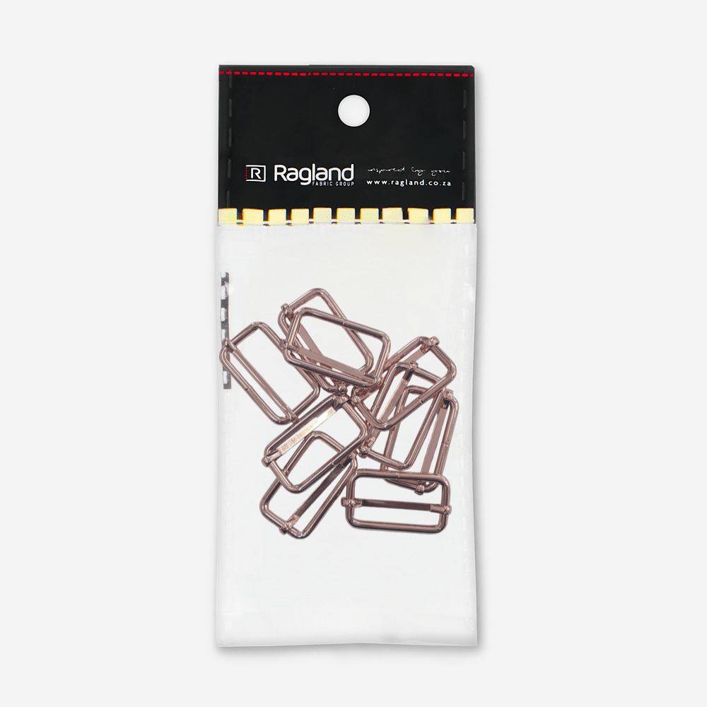 Tri - Glides Buckle 38mm Metal | Rose - Ragland Fabrics