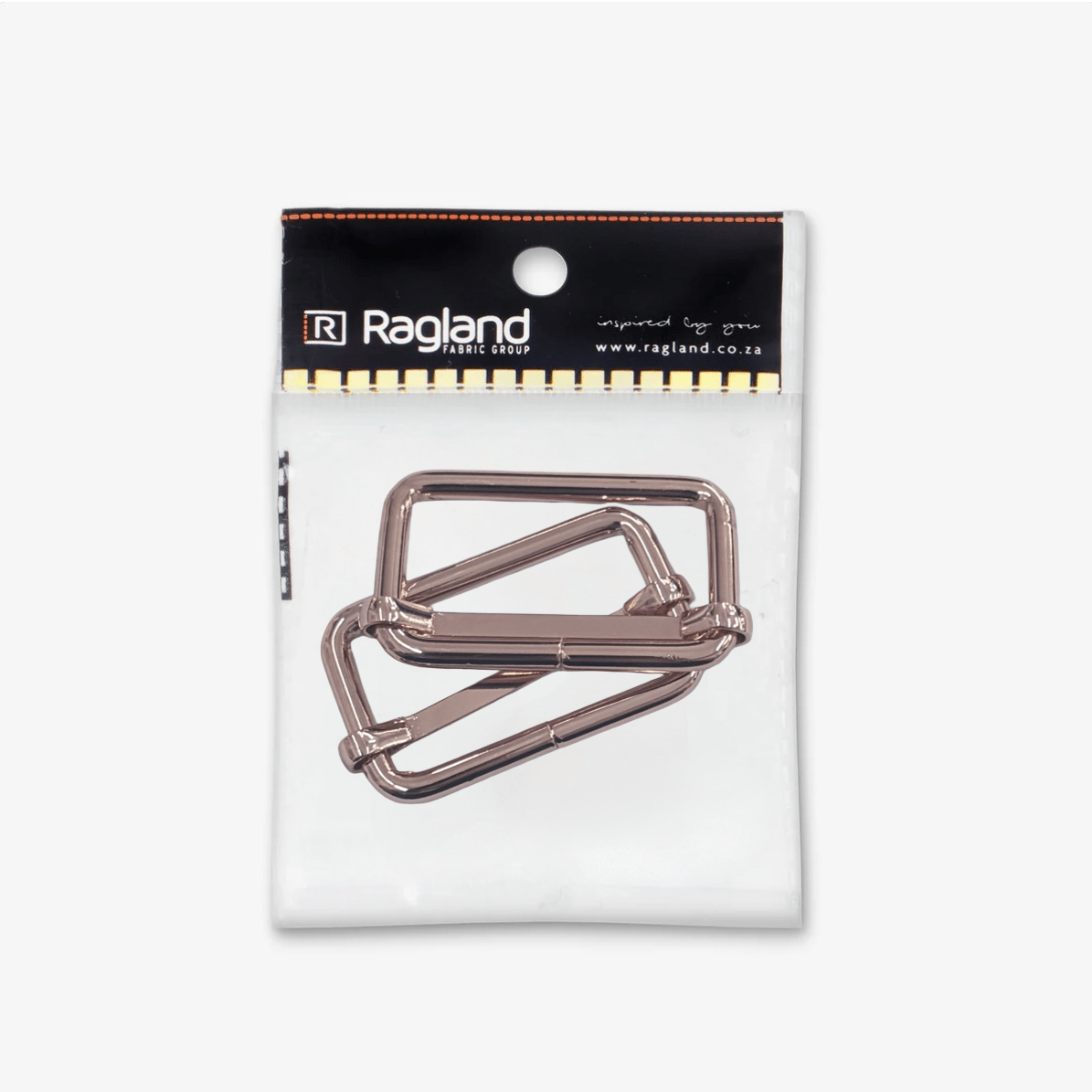 Tri - Glides Buckle 38mm Metal | Rose - Ragland Fabrics
