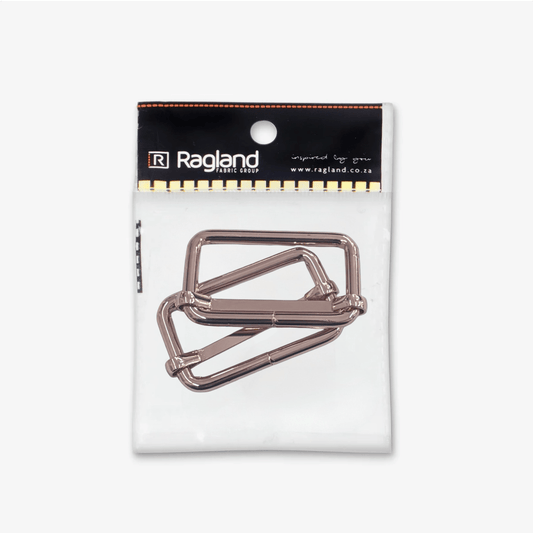 Tri - Glides Buckle 38mm Metal | Rose - Ragland Fabrics