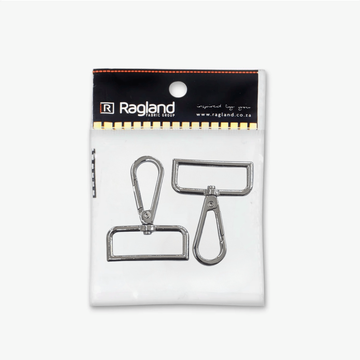 Snap Swivel Hooks Metal 38mm | Silver - Ragland Fabrics