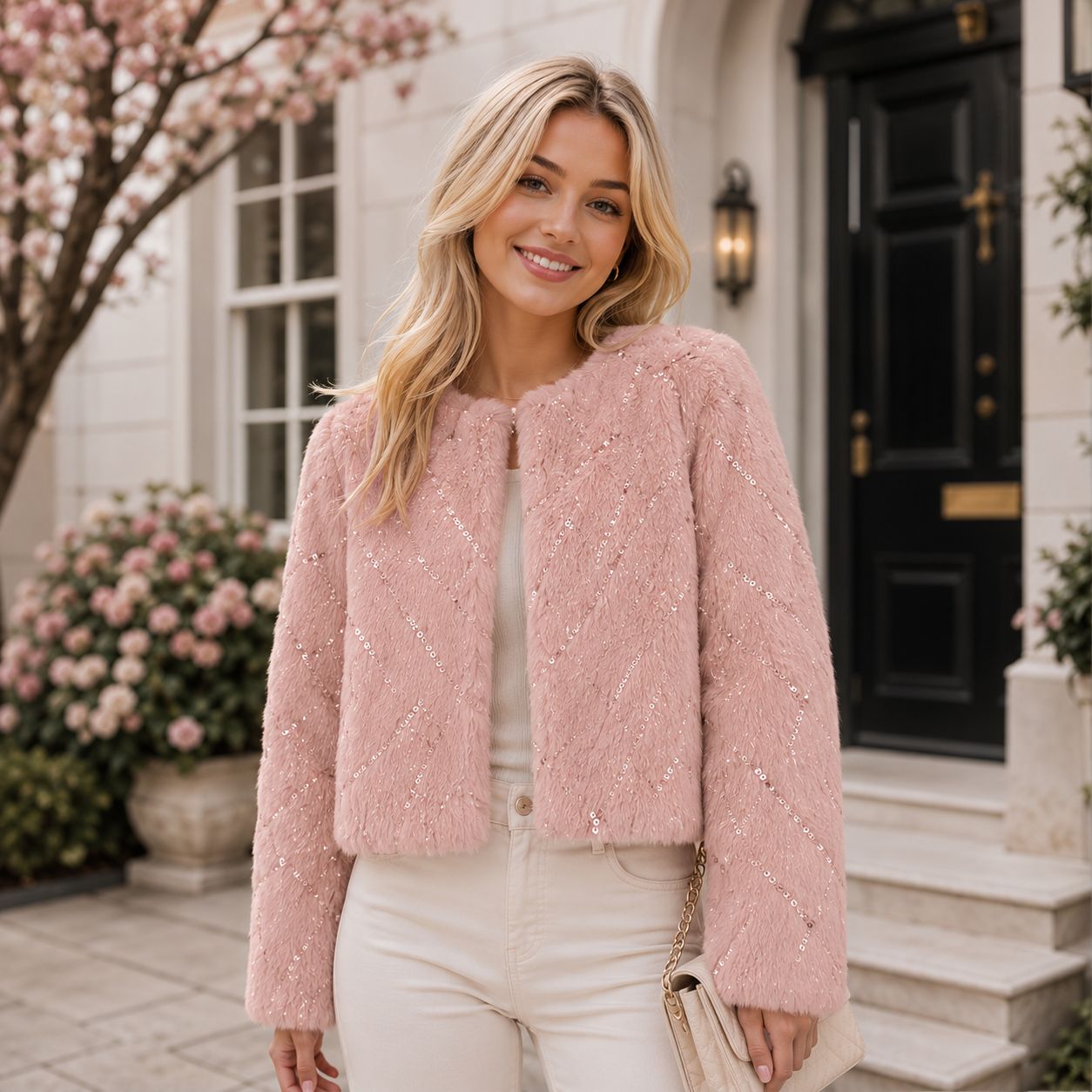 Luxury Fur Blush - Discontinued - Ragland Fabrics