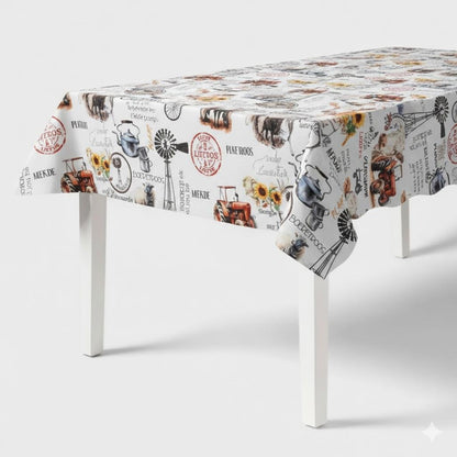 Printed Vinyl Plaasjapie - Ragland Fabrics