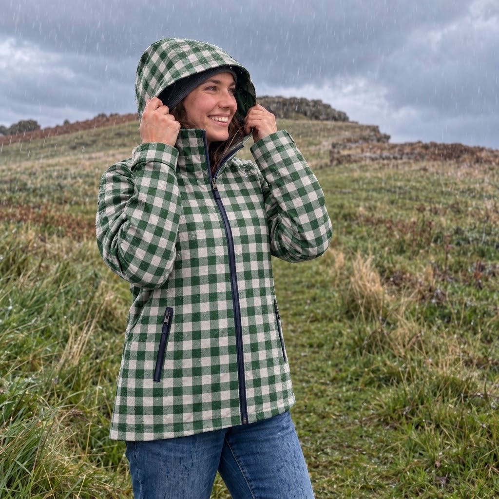 Gingham Large Bottle Waterproof