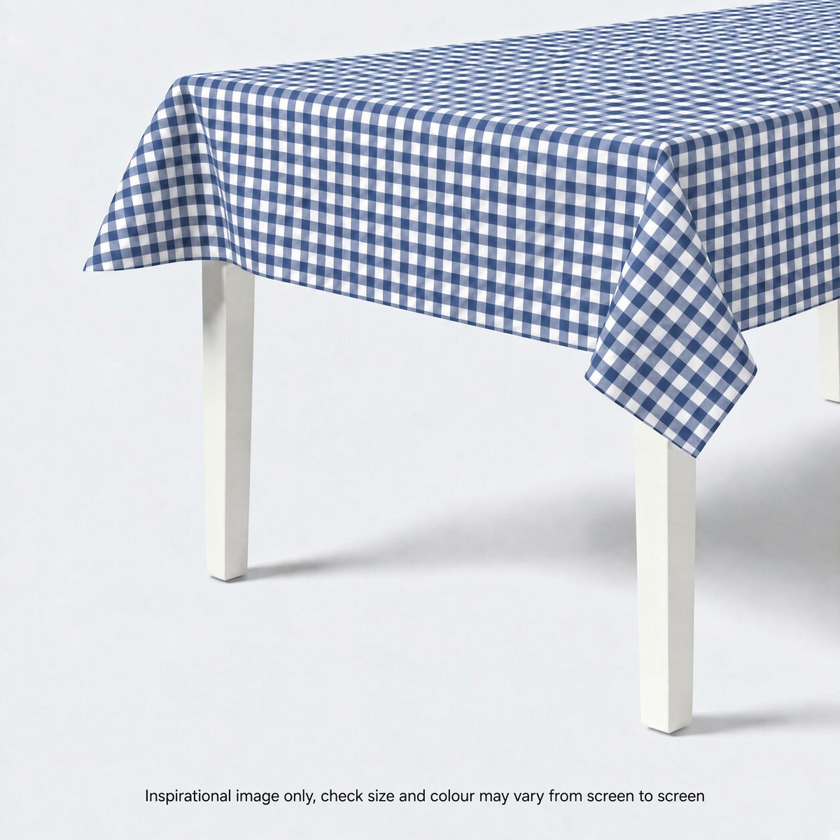 Gingham Small Navy Waterproof
