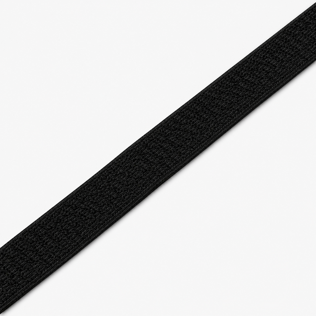 Elastic Non Curl 25mm Black