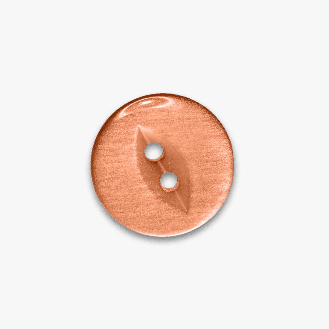 Buttons Fish Eye Peach - 19mm - Ragland Fabrics