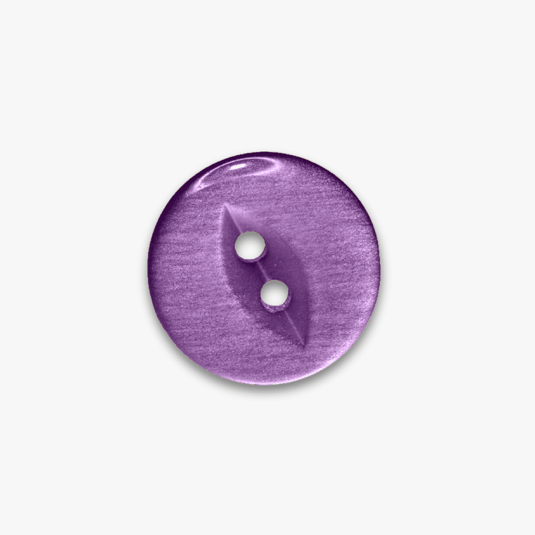 Buttons Fish Eye Purple - 19mm - Ragland Fabrics