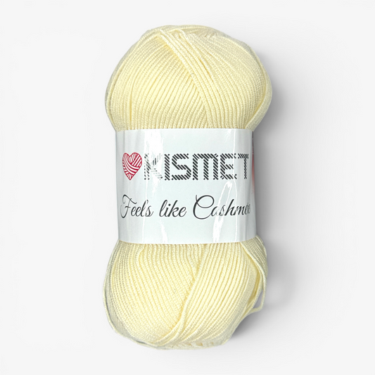 Wool 'Feels Like Cashmere' Cream FLC03