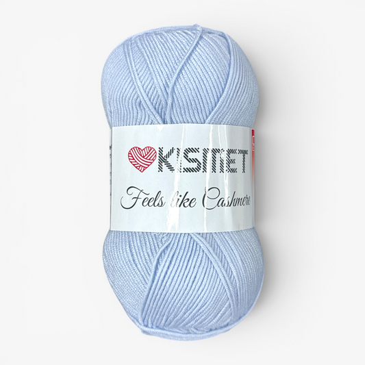 Wool 'Feels Like Cashmere' Baby Blue FLC08