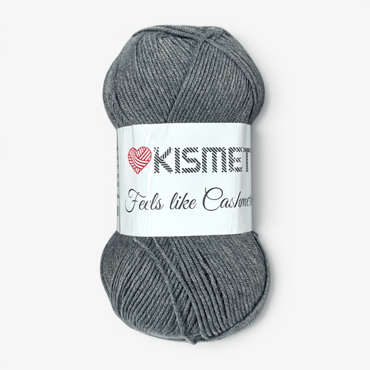 Wool 'Feels Like Cashmere' Dark Grey FLC16