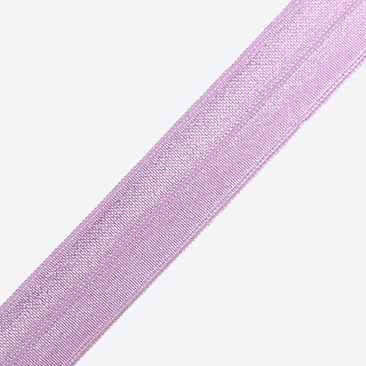 Elastic Fold Over | Lip Elastic 20mm | Baby Pink Sheen - Ragland Fabrics