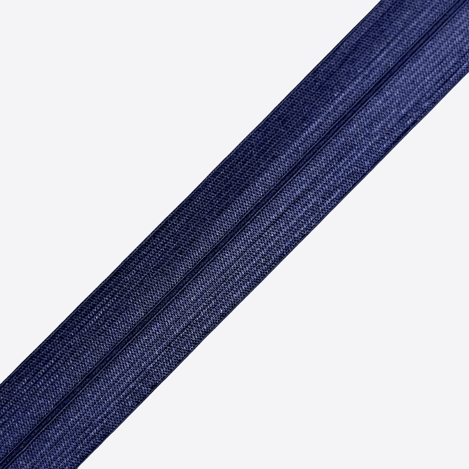Elastic Fold Over | Lip Elastic 20mm | Dark Blue Sheen - Ragland Fabrics