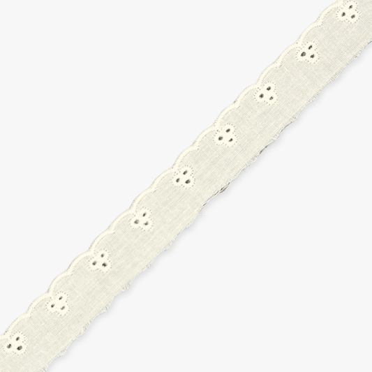 Lace Anglaise Cream (LA15) - Discontinued - Ragland Fabrics