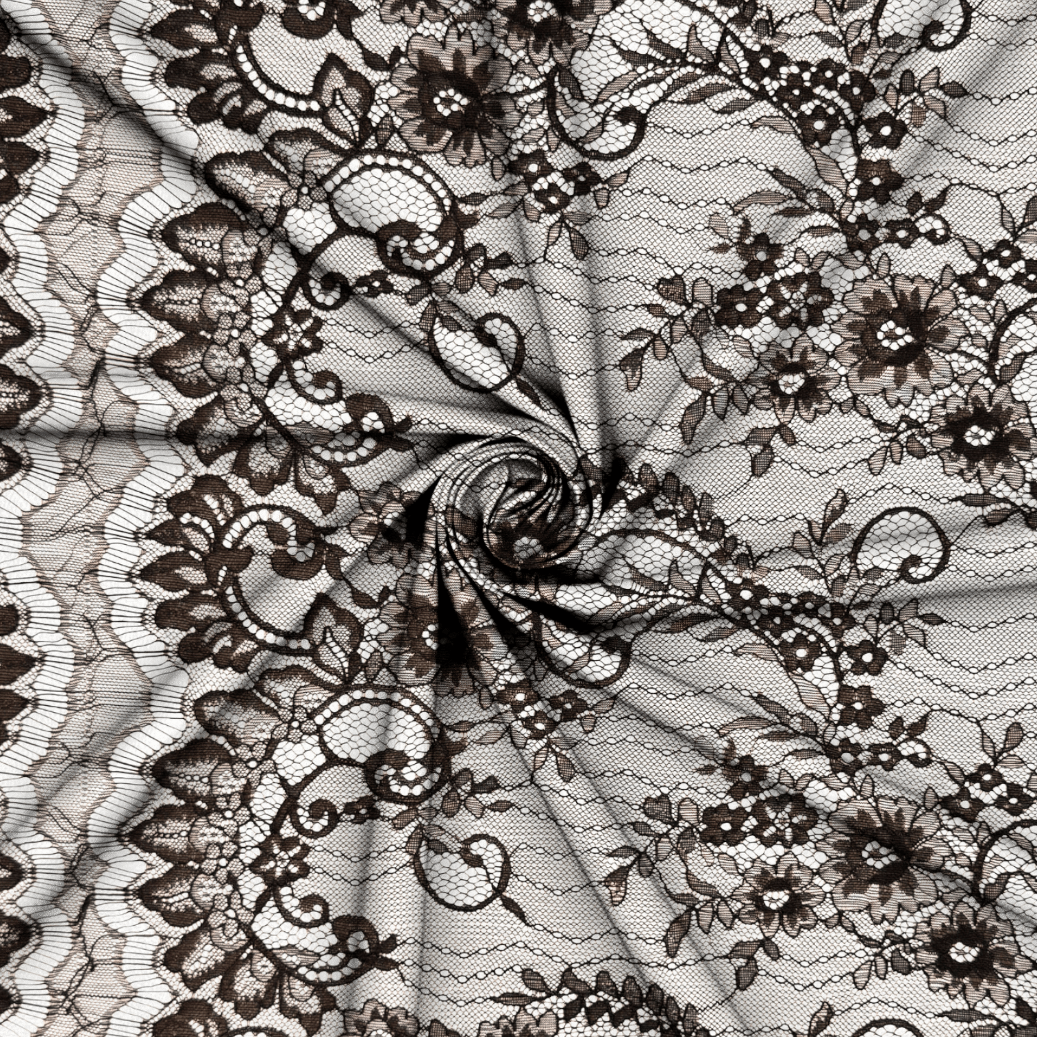 Designer Dress Corded Lace - Brown - Ragland Fabrics