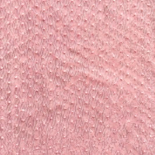 Lace Fabric Pink Dots - Discontinued
