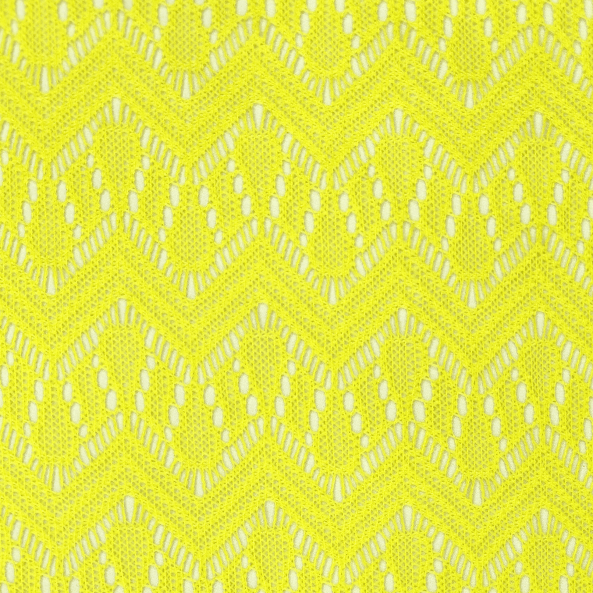 Lace Fabric Lime Zig Zag - Discontinued - Ragland Fabrics