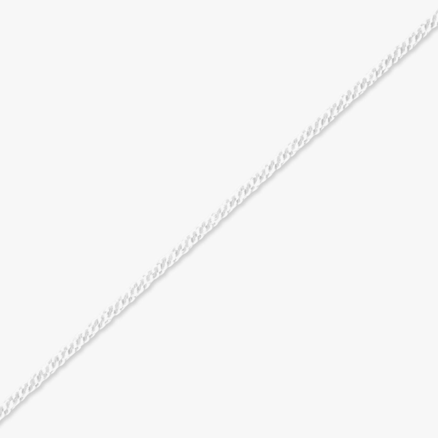 Lacing Cord 4mm - White - Ragland Fabrics