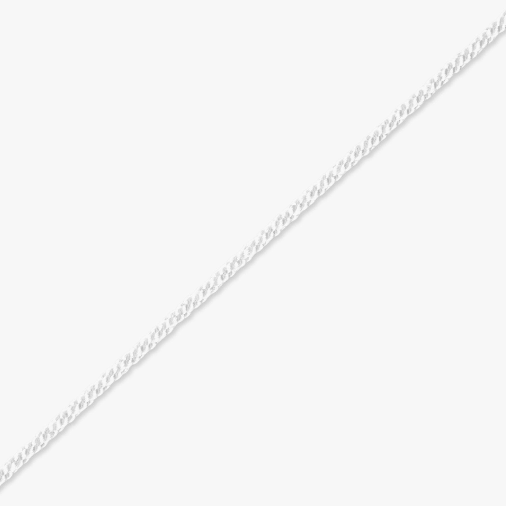 Lacing Cord 4mm - White - Ragland Fabrics