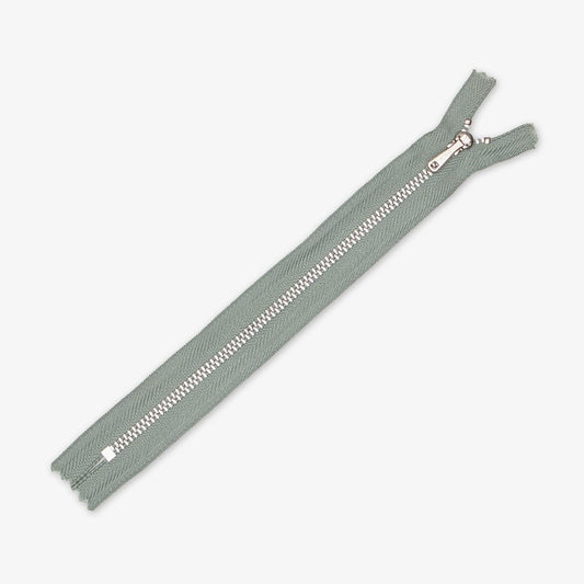 Metal Trouser Zips Artichoke - 20cm - Ragland Fabrics