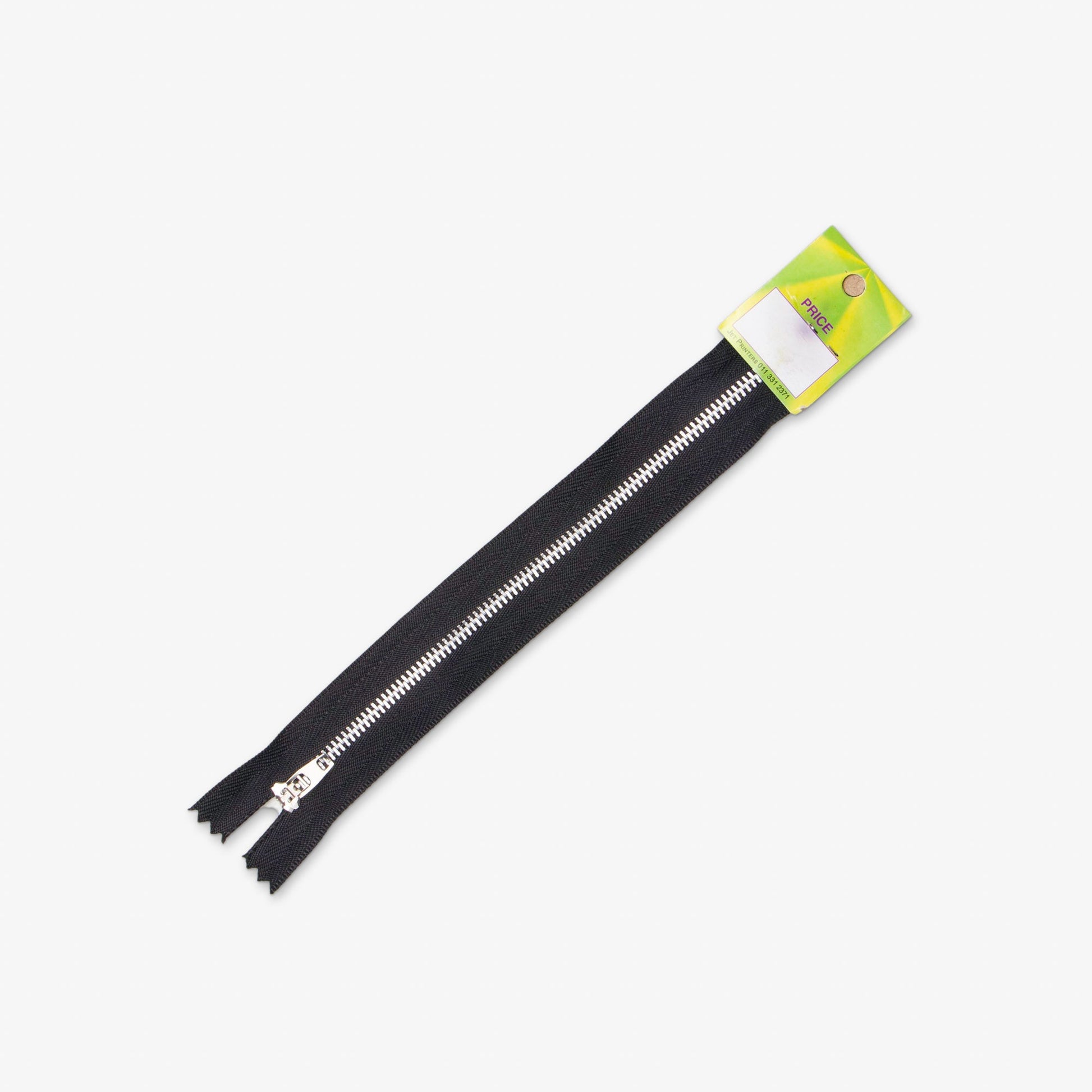 Metal Trouser Zips Black - 20cm - Ragland Fabrics