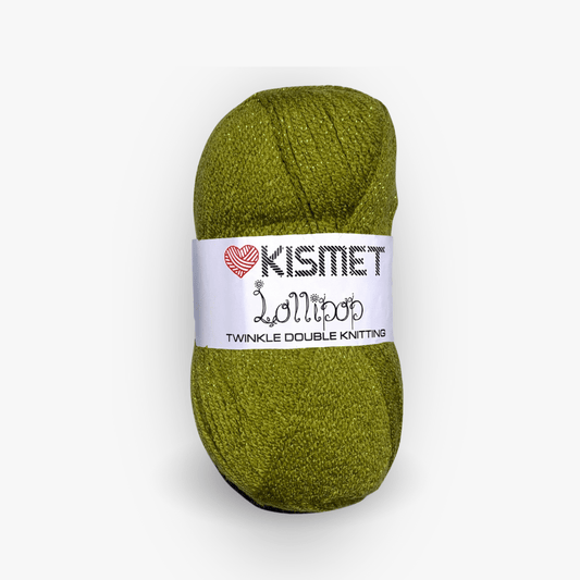Lollipop Twinkle Dbl Knit Chartreuse 58 - Ragland Fabrics