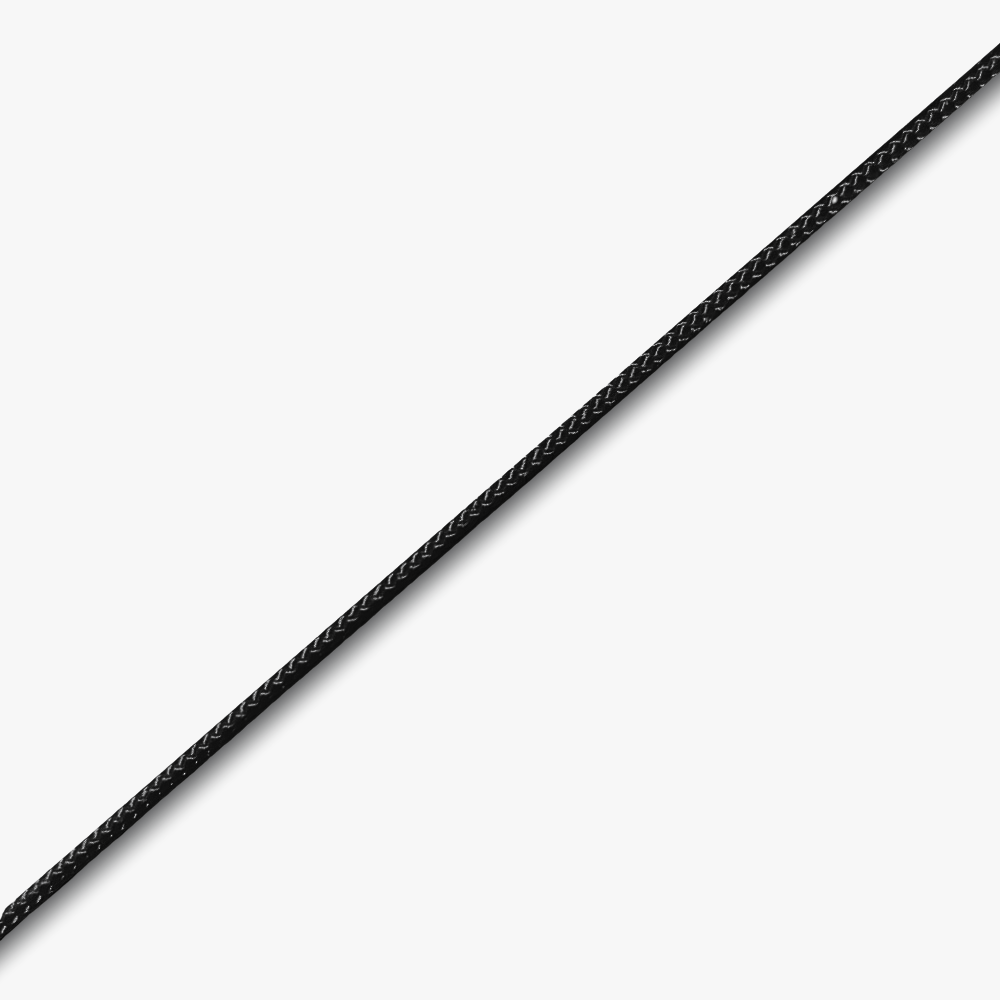Nylon Cord Round Black 2mm - Ragland Fabrics