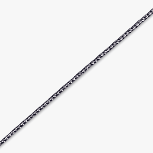 Nylon Blind Cord Black/White 3mm - Ragland Fabrics