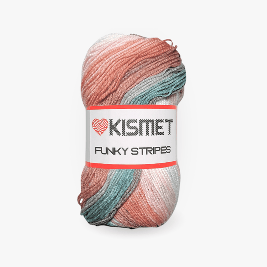 Wool Funky Stripe Romantic - Ragland Fabrics