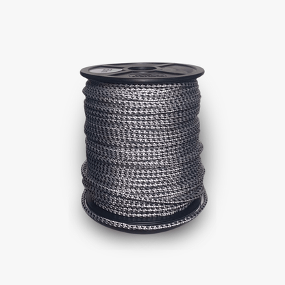 Nylon Blind Cord Black/White 3mm - Ragland Fabrics
