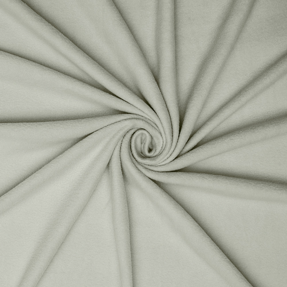 Plain Polar Fleece Silver Grey 140cm - Ragland Fabrics