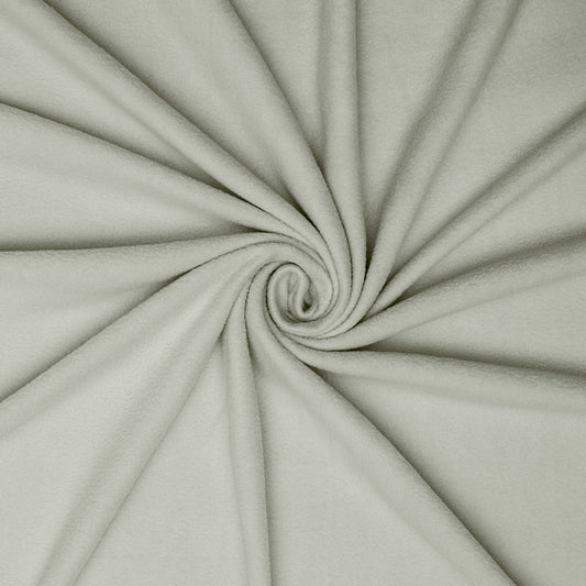 Plain Polar Fleece Silver Grey 140cm - Ragland Fabrics