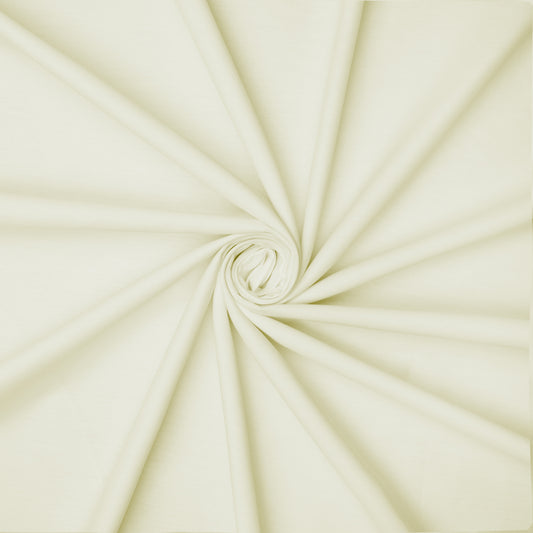 Plain Polycotton 115CM Off White / Cream 3 - Ragland Fabrics