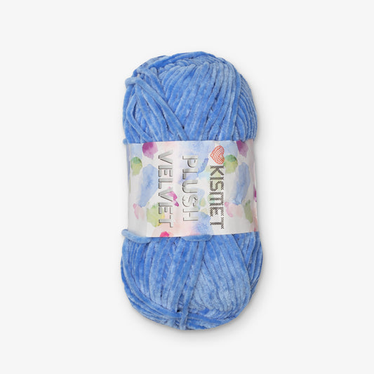 Plush Velvet Azure Blue Col.17 - Ragland Fabrics