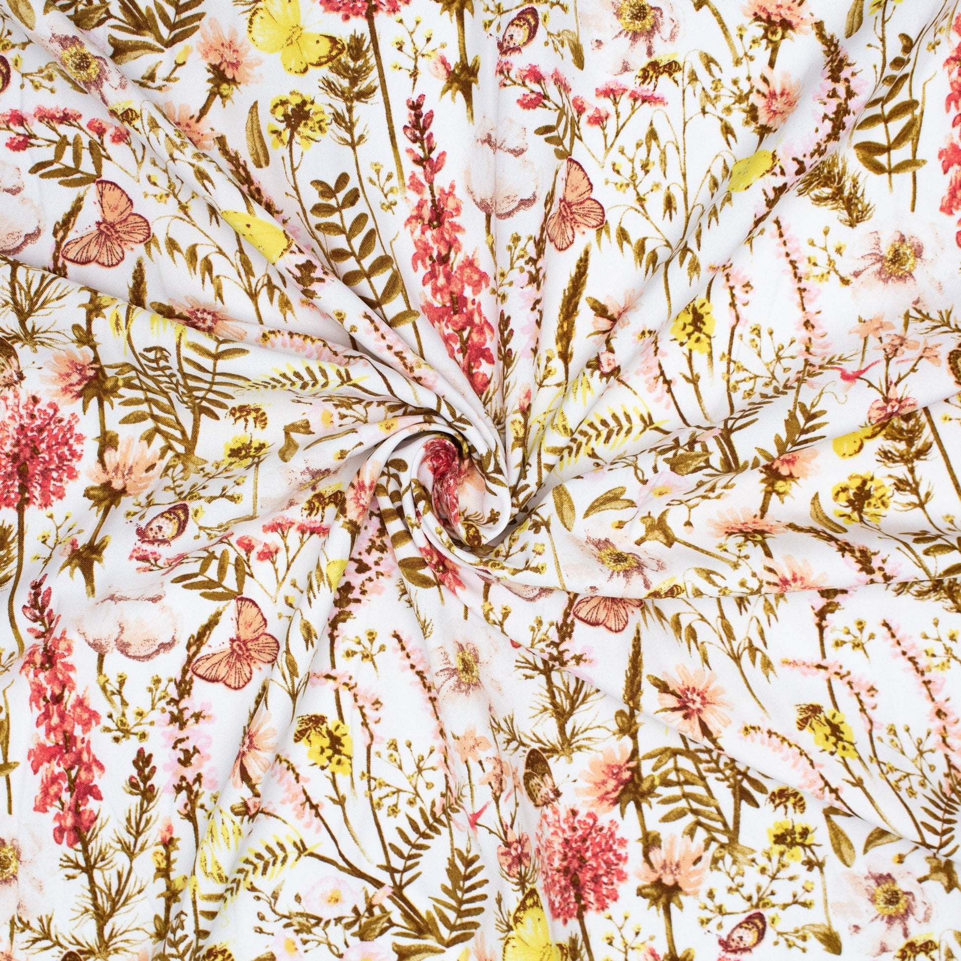 Printed Mini Matt Lavender Garden Summer - Ragland Fabrics