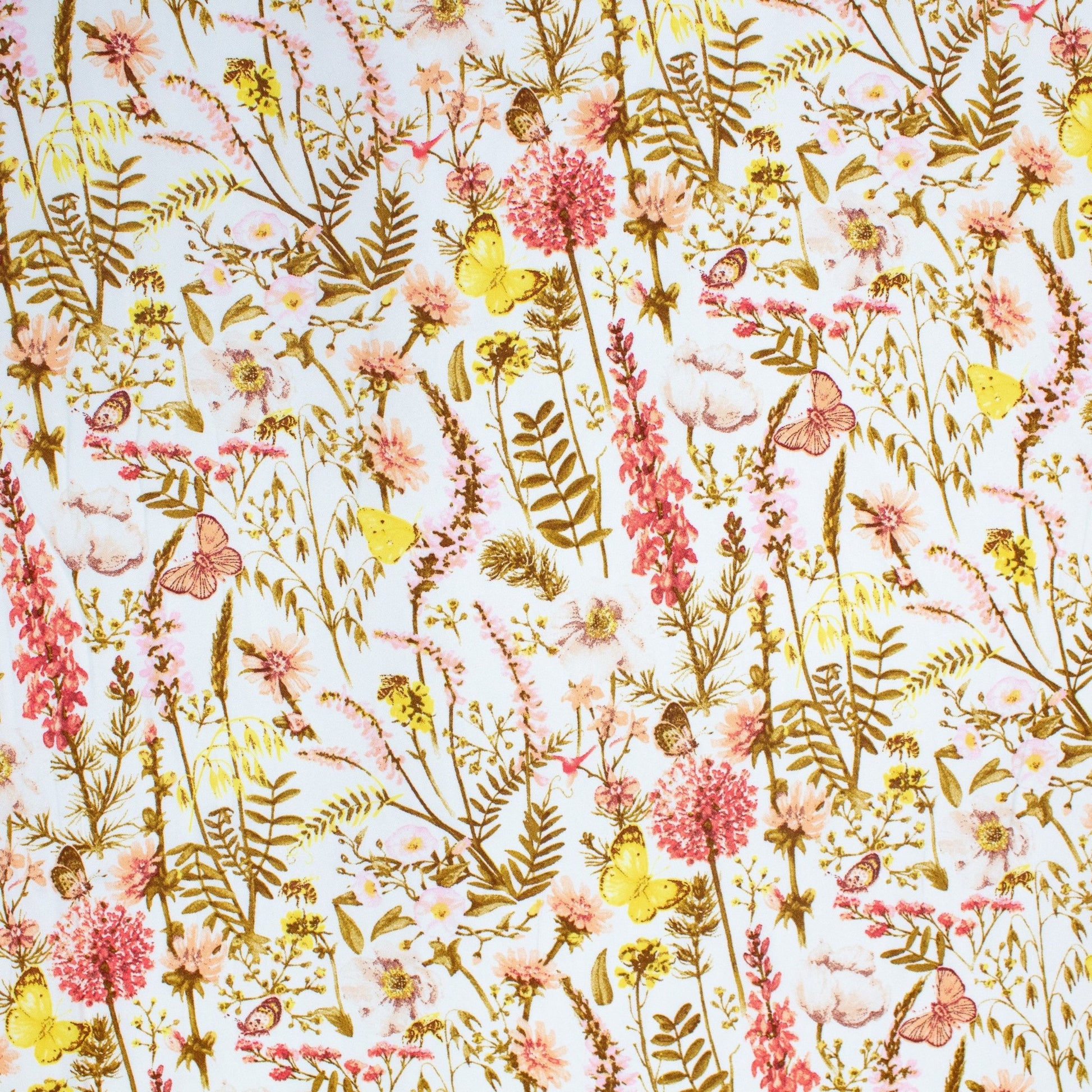 Printed Mini Matt Lavender Garden Summer - Ragland Fabrics