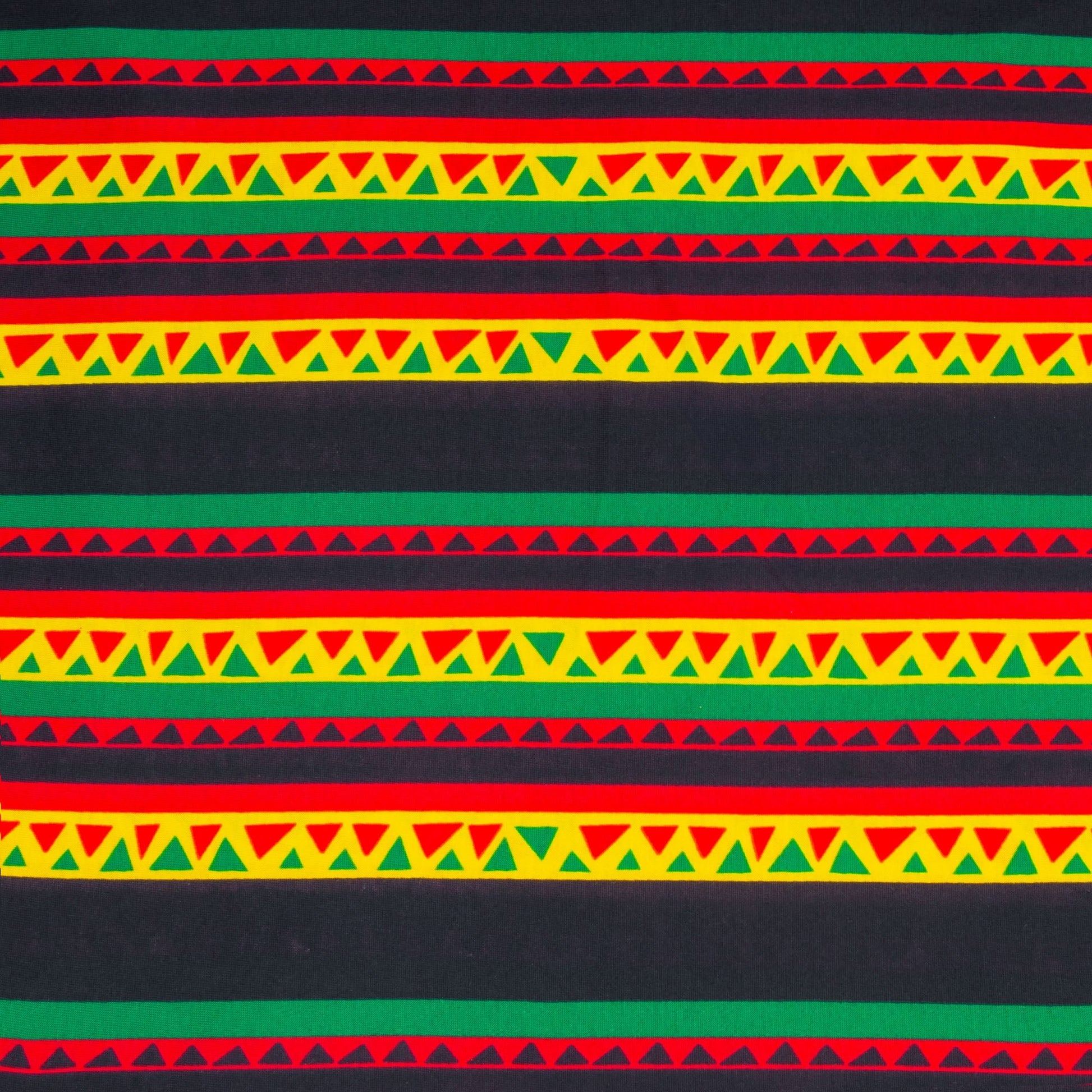 Cotton Knit Rasta Stripe Print - Ragland Fabrics