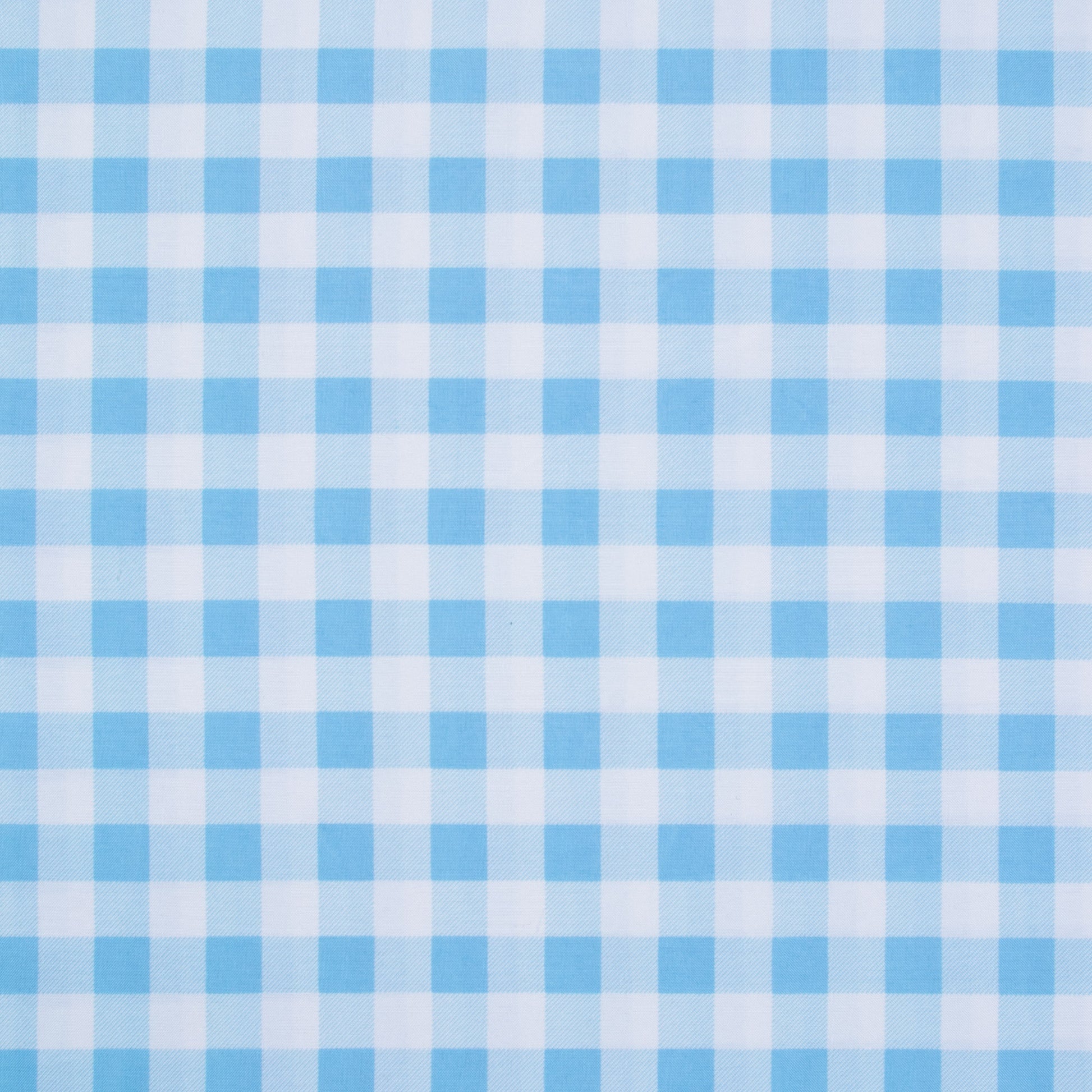 Printed Mini Matt Check Light Blue - Ragland Fabrics