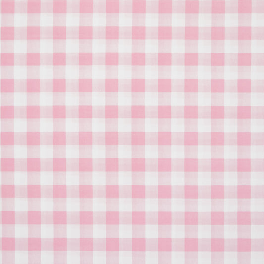 Printed Mini Matt Check Light Pink - Ragland Fabrics