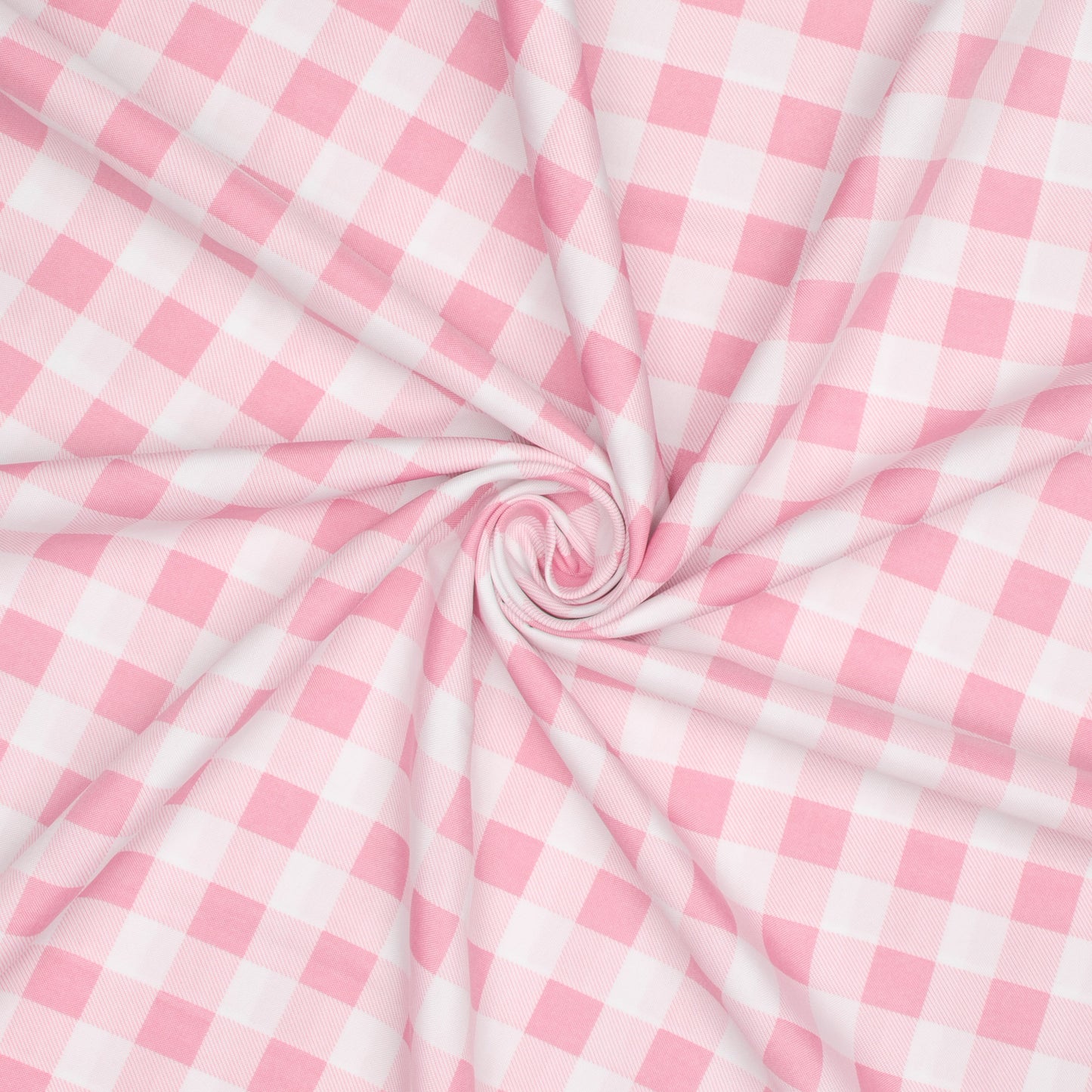 Printed Mini Matt Check Light Pink - Ragland Fabrics