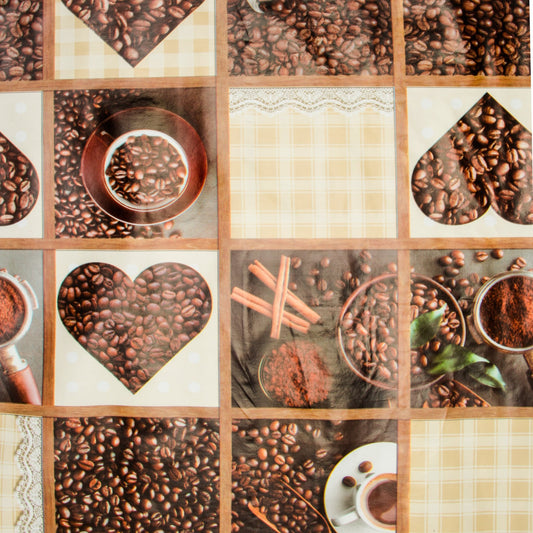 Printed PVC Table Cloth CON - 6455 - 2 - Ragland Fabrics